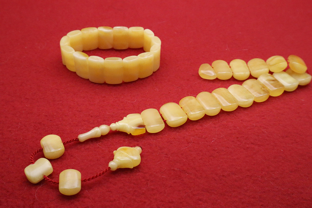 Baltic Amber Rosary and Bracelet