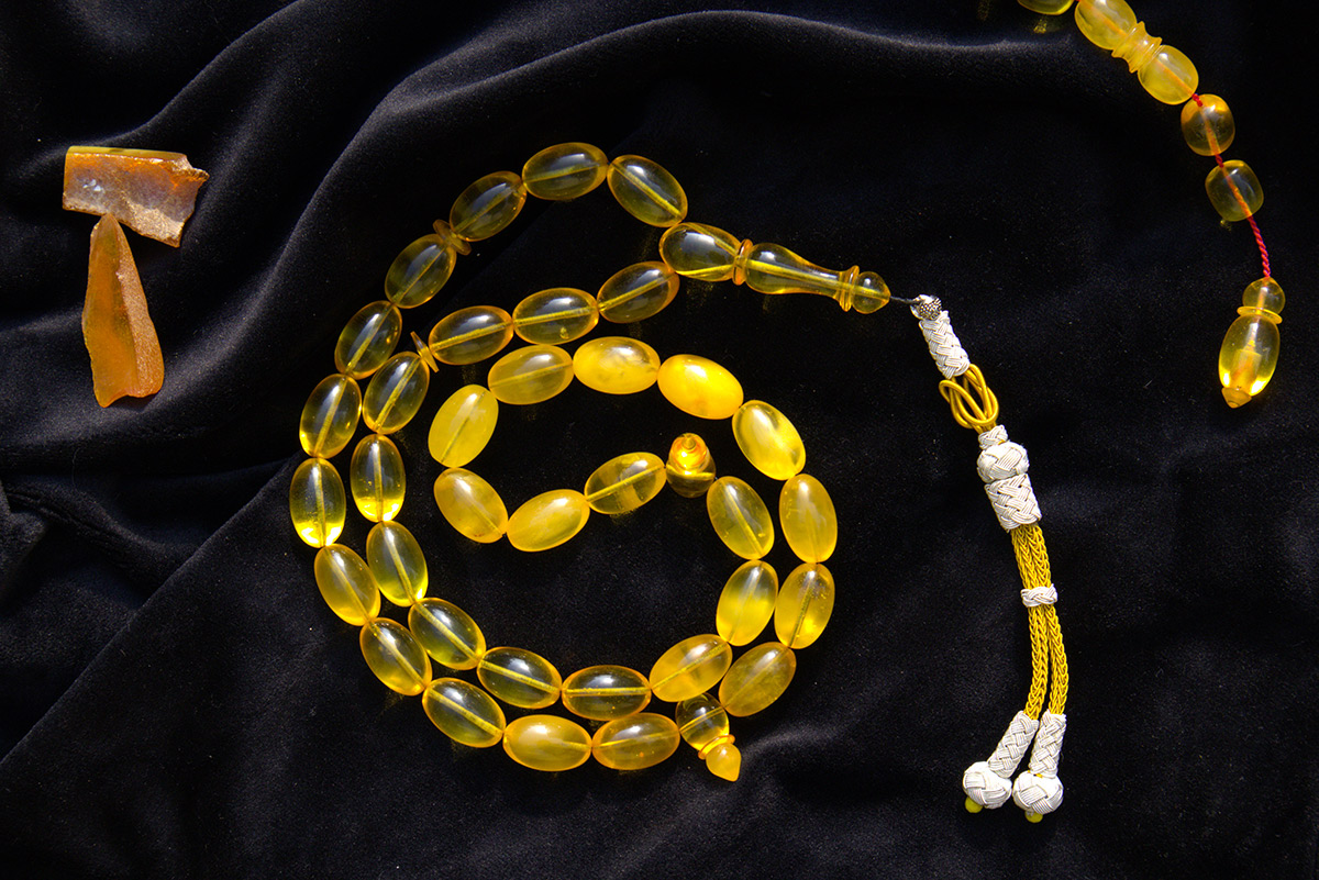One Stone Baltic Amber Rosary