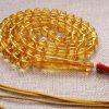 Transparent Baltic Amber Rosary 66 beads